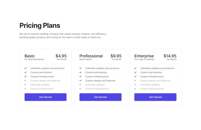 Pricing 55