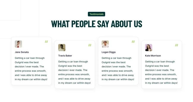 Testimonials 180