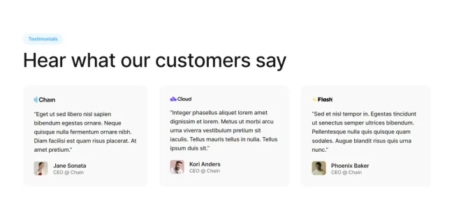 Testimonials 181