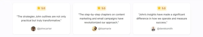 Testimonials 240