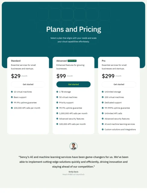 Pricing 50