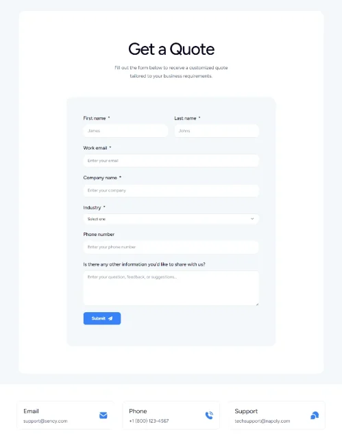 Get a quote 6