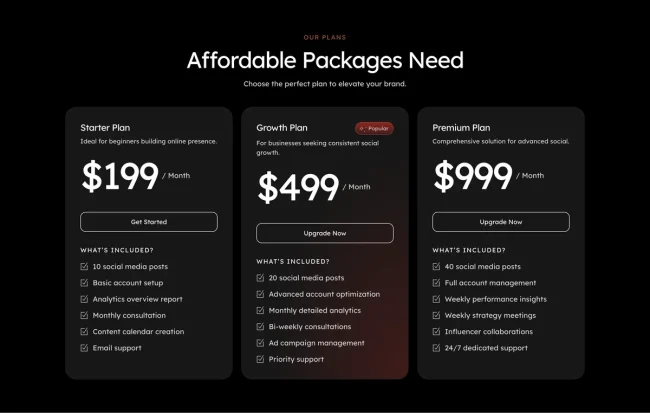 Pricing 143